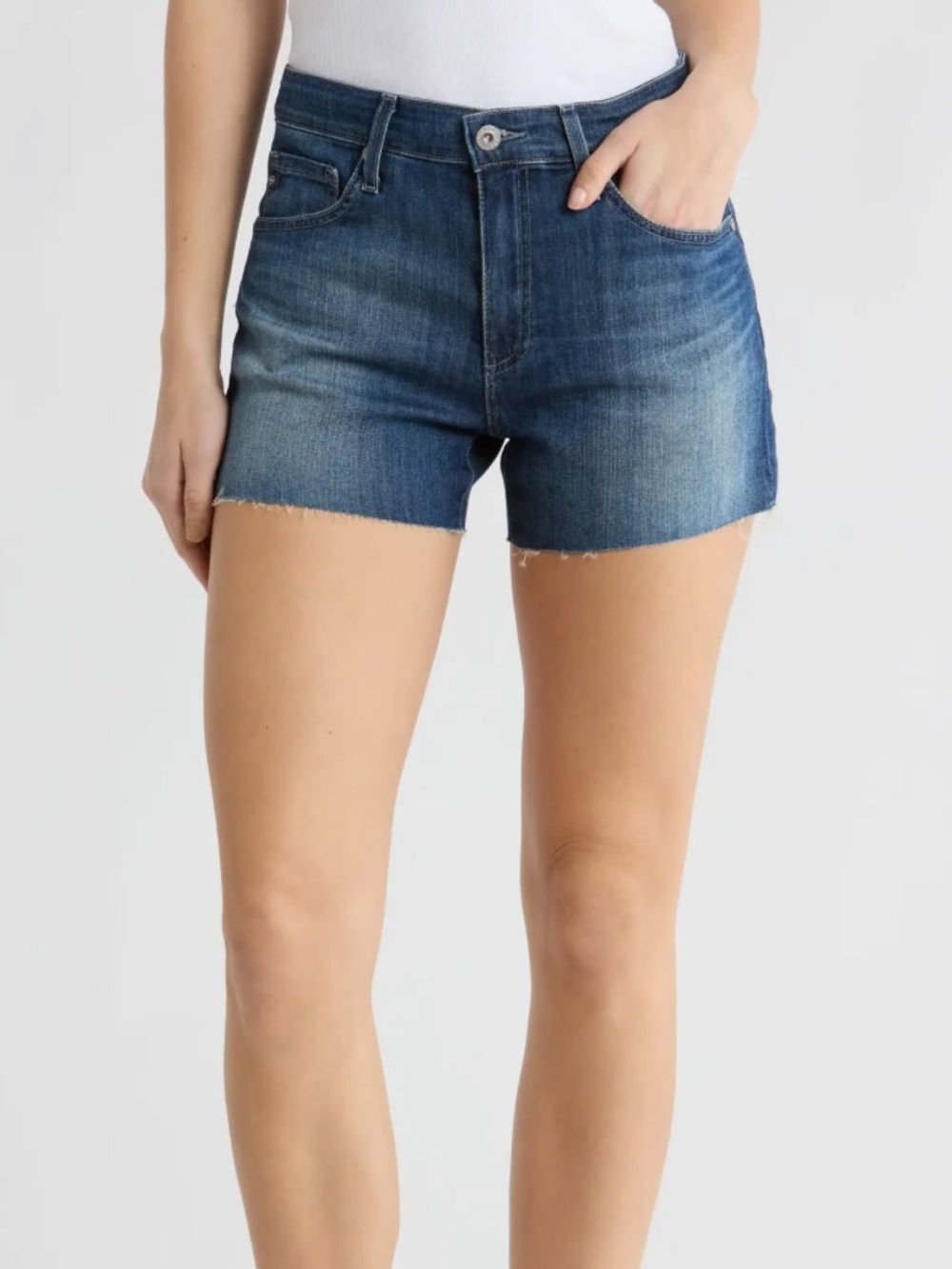AG Adriano Goldschmied Hailey Cutoff Ex-Boyfriend Denim Shorts Women’s 26